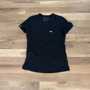 Figs Catarina Scrub Top XXS Black